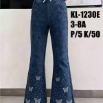 Spodnie jeansy DZIECIĘCA size 3-8 lat_ paczka 5szt _1 kolor 8837554