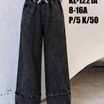Spodnie jeansy DZIECIĘCA size 8-16 lat_ paczka 5szt _1 kolor 8837565