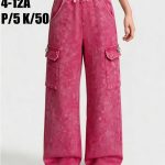 Spodnie jeansy DZIECIĘCA size 4-12 lat_ paczka 5szt _1 kolor 9069375