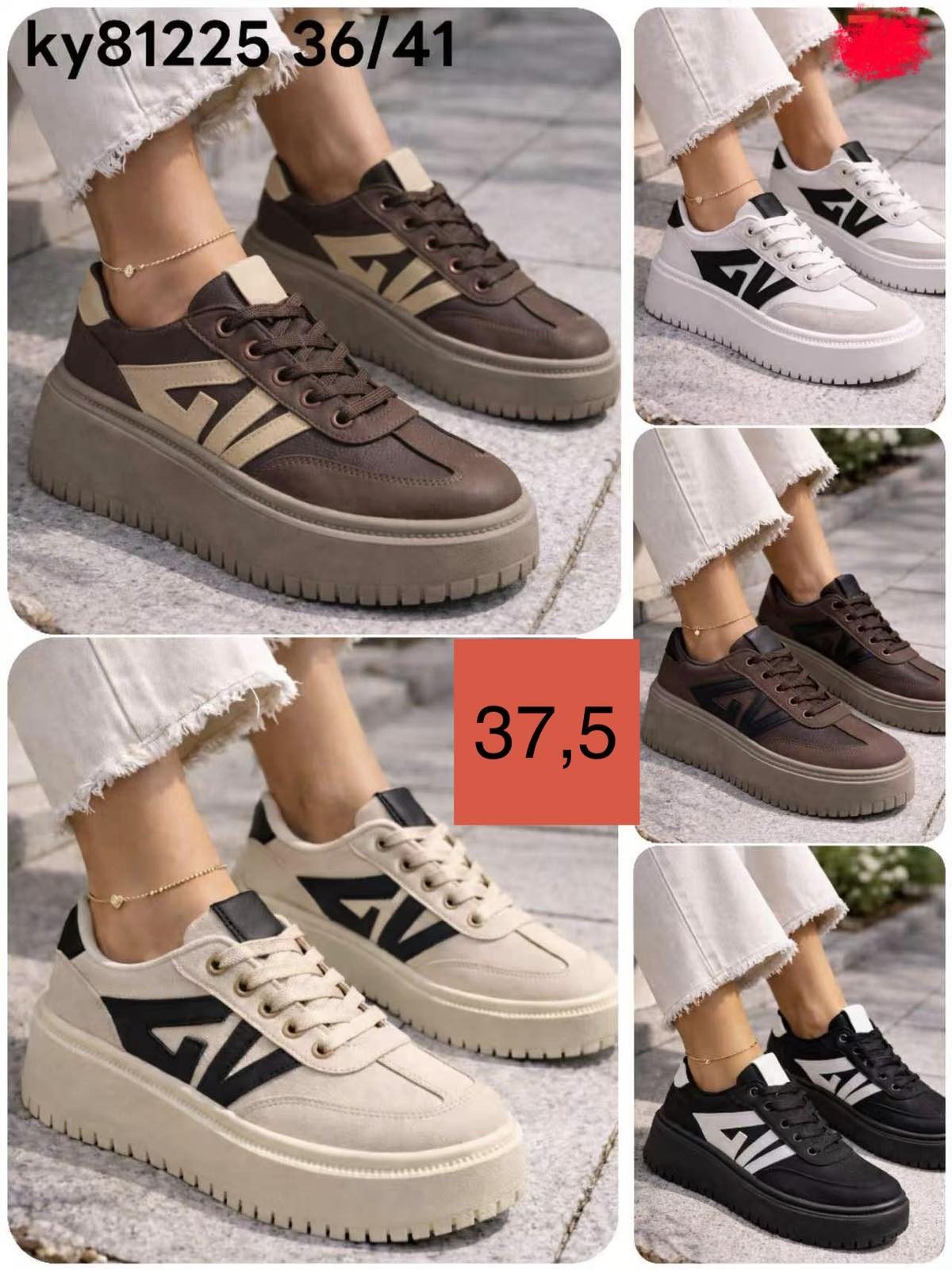 Buty Sportowe DAMSKIE (36-41_12 par) 2776944