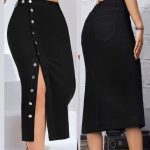 Spódnica długa Jeansowa Damskie M’sara_size xs-xl _paczka 10szt_ 8933150