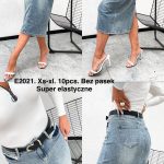 Spódnica długa Jeansowa Damskie M’sara_size xs-xl _paczka 10szt_[bez pasek] 8933152