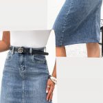 Spódnica długa Jeansowa Damskie _size xs-xl _paczka 12szt_[bez pasek] 2634310