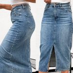 Spódnica długa Jeansowa Damskie M’sara_size m-3xl _paczka 10szt_ 4786587