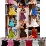 Sukienki Damskie wloskie _size uni_ paczka 6szt_ mix kolor 9640623
