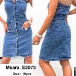 Sukienki Jeansowe Damskie M’sara_size xs-xl _paczka 10szt_ 6007430