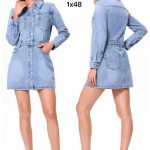 Sukienki Jeansowe Damskie _size s-xl _paczka 8szt_ 6007432