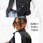 Kamizelki skórzane Damskie _size s-l _paczka 12szt_1kolor 9892146