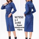 Sukienki Jeansowe Damskie _size s-l _paczka 12szt_ 9892220