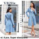 Sukienki Jeansowe Damskie _size s-xl _paczka 8szt_ 9892222