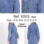 Sukienki Jeansowe Damskie _size s-2xl _paczka 10szt_ 9892224