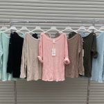 Bluzki Damskie wloskie _size uni_ paczka 6szt_ mix kolor 9892239