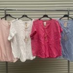 Bluzki Damskie wloskie _size uni_ paczka 6szt_ mix kolor 9892242