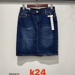 Spódnica krótka Jeansowa Damskie  _size 38-50_paczka 10szt_ 1710454
