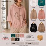Bluzki DAMSKA TURECKA_size m-2xl_paczka 10 szt_mix kolor 2155443