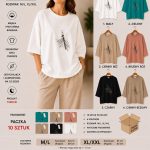 Bluzki DAMSKA TURECKA_size m-2xl_paczka 10 szt_mix kolor 2155445