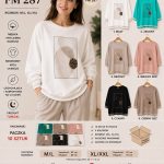 Bluzki DAMSKA TURECKA_size m-2xl_paczka 10 szt_mix kolor 2155450