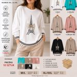 Bluzki DAMSKA TURECKA_size m-2xl_paczka 10 szt_mix kolor 2155451