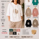 Bluzki DAMSKA TURECKA_size m-2xl_paczka 10 szt_mix kolor 2155455