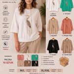 Bluzki DAMSKA TURECKA_size m-2xl_paczka 10 szt_mix kolor 2155457
