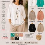 Bluzki DAMSKA TURECKA_size m-2xl_paczka 10 szt_mix kolor 2155460