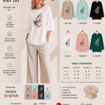 Bluzki DAMSKA TURECKA_size uni_paczka 10 szt_mix kolor 2155461