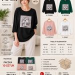 Bluzki DAMSKA TURECKA_size uni_paczka 10 szt_mix kolor 2155462