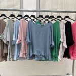 Bluzki Damskie wloskie_size uni_paczka 6szt_mix kolor 4330338