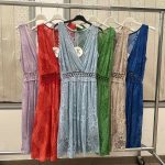 Sukienki Damskie wloskie_ Size uni _paczka 6szt_mix kolor 4330396
