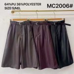 Spodenki skórzane DAMSKA _size s-l_paczka 12 szt_mixkolor 9199157
