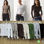 Bluzki Damskie  _size uni_paczka 6szt_mix kolor 7869830