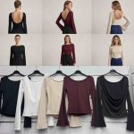 Bluzki Damskie wloskie _size uni_ paczka 6szt_ mix kolor 6778543