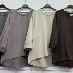 Bluzki Damskie wloskie _size uni_ paczka 6szt_ mix kolor 6778556