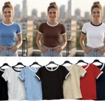 Bluzki Damskie wloskie _size uni_ paczka 6szt_ mix kolor 6778578