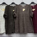 Bluzy Damskie wloskie _size uni_ paczka 6szt_ mix kolor 6778595