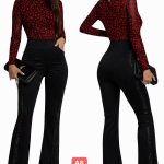 Spodnie skórzane Damskie _ size m-2xl _paczka 16szt_1 kolor 7374252