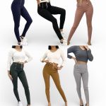 Spodnie Damskie _ size s-xl _paczka 12szt_mix kolor 7374277