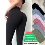Legginsy/Getry Damskie _ size s-xl _paczka 24szt_mix kolor 7374300