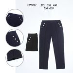 Spodnie Damskie _ size 2-6xl _paczka 12szt_mix kolor 1449922