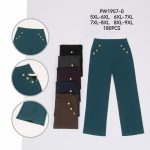 Spodnie Damskie _ size 5-9xl _paczka 12szt_mix kolor 1449927