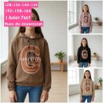Bluza DZIECIĘCA numer 128-164_ paczka 7szt _1 kolor 1450200