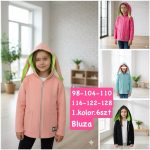 Bluza DZIECIĘCA numer 98-128_ paczka 6szt _1 kolor 1450209