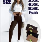 Legginsy/Getry Damskie _ size 2-6xl _paczka 12szt_mix kolor 1450043