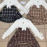 Sukienki DZIECIĘCA size 4-14 lat_ paczka 6szt _1 kolor 1450263