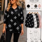 Bluzy DAMSKA TURECKA_size s-xl_paczka 10 szt_mixkolor 1417588