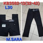 Spodnie JEANSOWE m.sara MĘSKA_size 32-42_paczka 12 szt_ 9435306