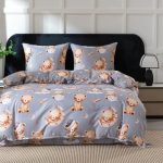 Komplet pościeli 3D 100% satyna – bawełna _ 3 Częściowy Rozmiar : 160/200cm 2224450
