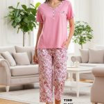 Piżamy DAMSKA TURECKA_size m-3xl_paczka 10 szt_mixkolor 1800308
