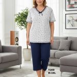 Piżamy DAMSKA TURECKA_size m-3xl_paczka 10 szt_mixkolor 1800497