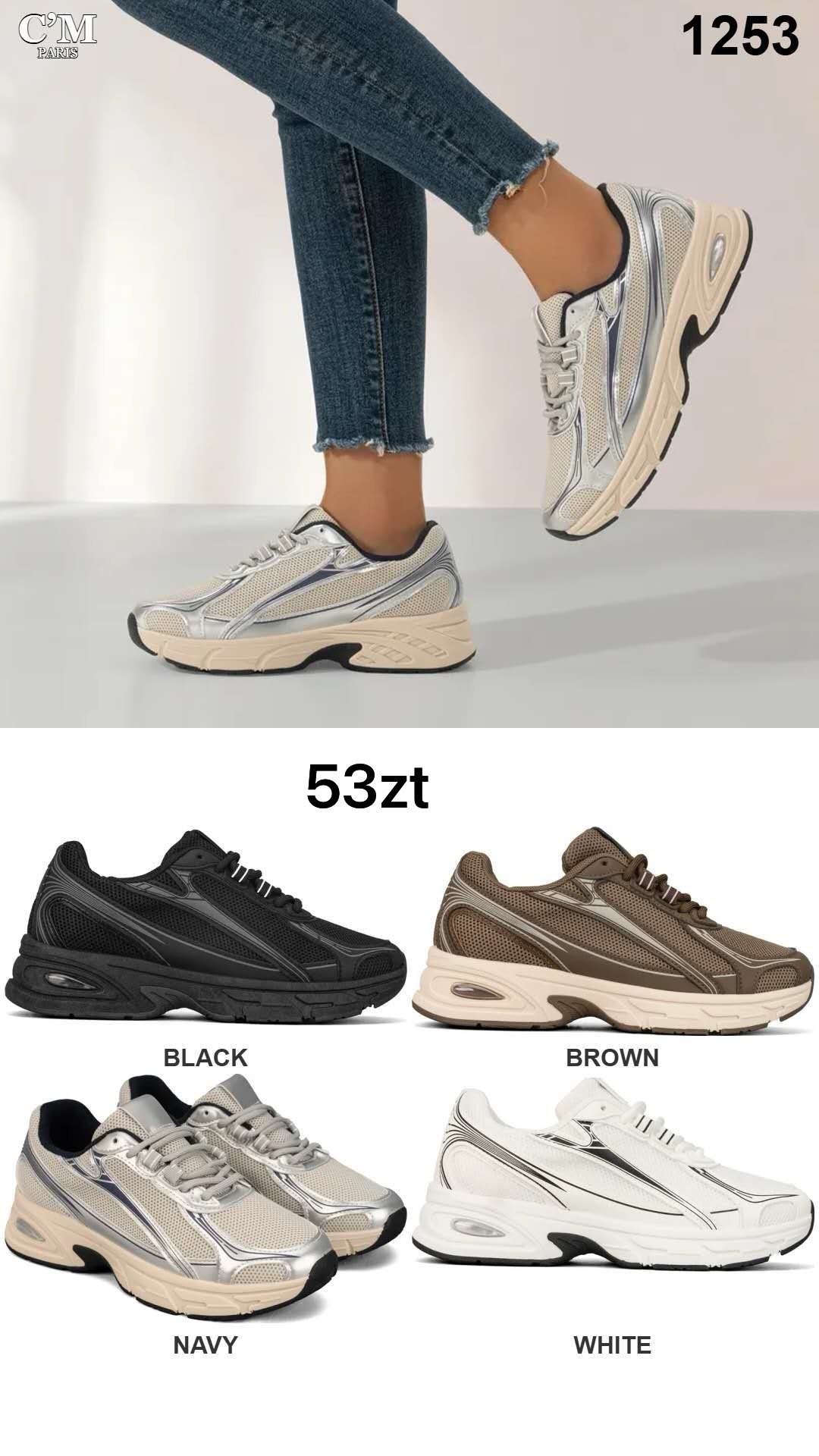 Buty Sportowe DAMSKIE (36-41_12 par) 8593871